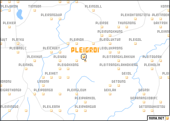 map of Plei Groi