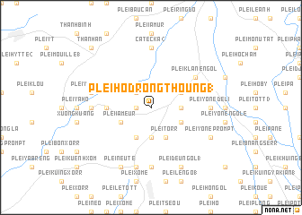 map of Plei Hơdrông Thoung (1)