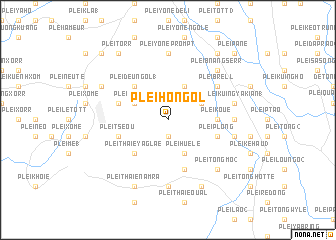 map of Plei Ho Ngol