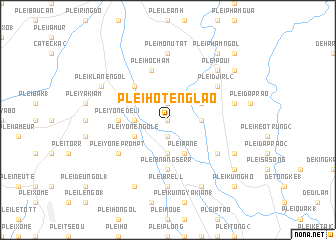 map of Plei Hô Teng Lao