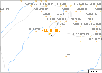 map of Plei Khoie