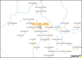 map of Plei Klong