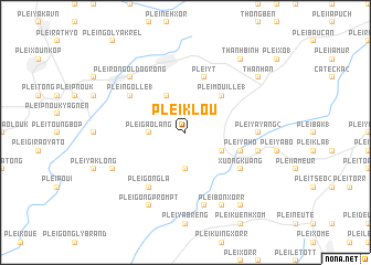 map of Plei Klou