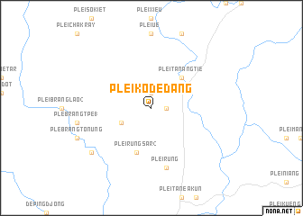 map of Plei Kode Dang