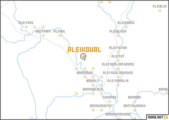 map of Plei Koual