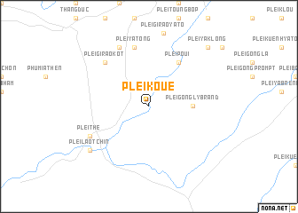 map of Plei Kouê