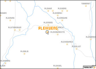 map of Plei Kueng