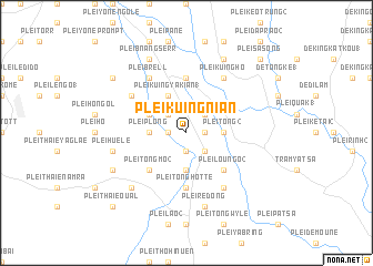 map of Plei Kuing Nian