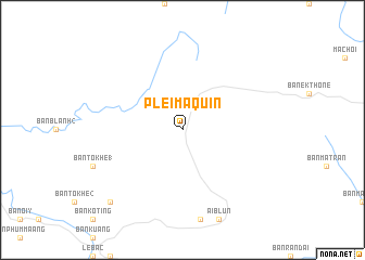 map of Plei Ma Quin