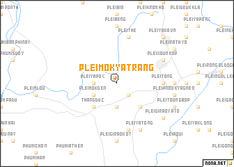 map of Plei Mok Ya Trang