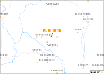 map of Plei Mong