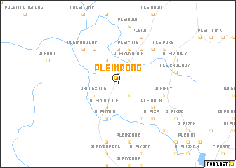 map of Plei Mrong