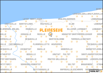 map of Pleine-Sève