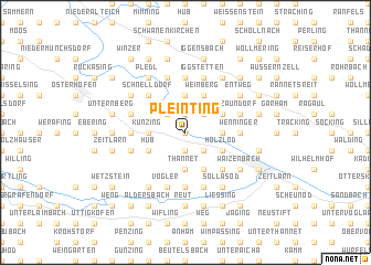 map of Pleinting