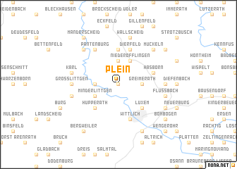 map of Plein