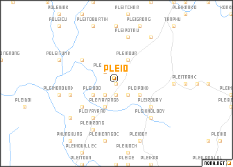 map of Plei Ô