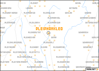 map of Plei Pham Kléo