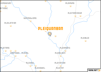 map of Plei Quanban