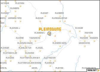 map of Plei Rơdung