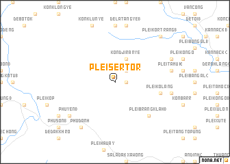map of Plei Ser Tor