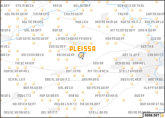 map of Pleißa