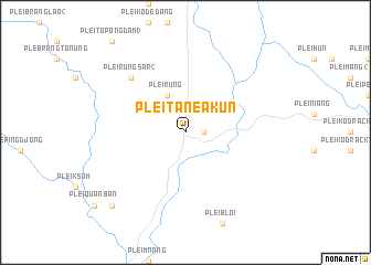 map of Plei Tanéa Kun