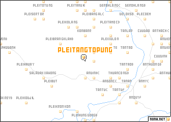 map of Plei Tang To Pung