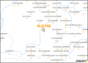 map of Plei Thê