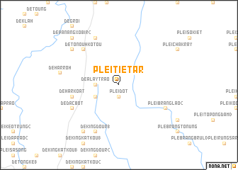 map of Plei Tie Tar