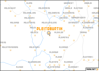 map of Plei To Bur Tih