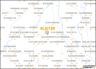 map of Plei Ton