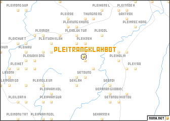 map of Plei Trăng Klăh Bơt
