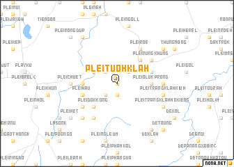 map of Plei Tươh Klah