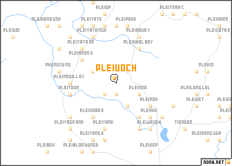 map of Plei Uoch