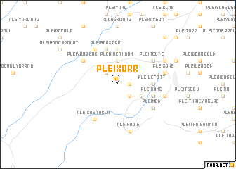 map of Plei Xorr