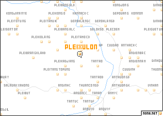 map of Plei Xu Lon