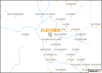 map of Plei Ya Bia