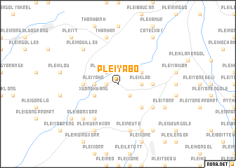 map of Plei Ya Bo