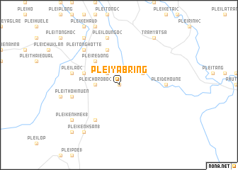 map of Plei Ya Bring