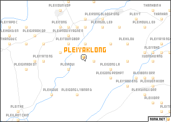map of Plei Ya Klong