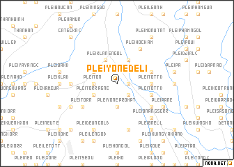 map of Plei Yône Deli