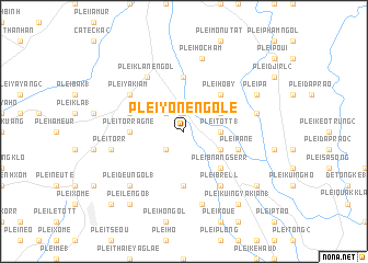 map of Plei Yone Ngôle