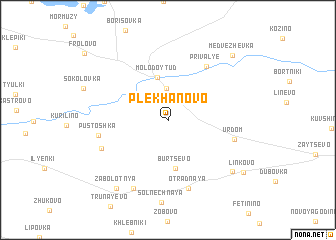 map of Plekhanovo