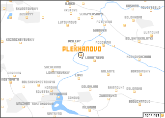 map of Plekhanovo