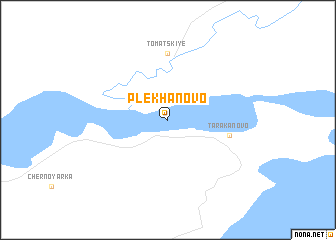 map of Plekhanovo