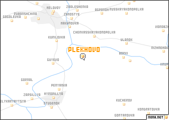 map of Plekhovo