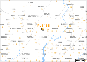 map of Plembe