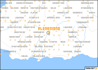 map of Plemenianá