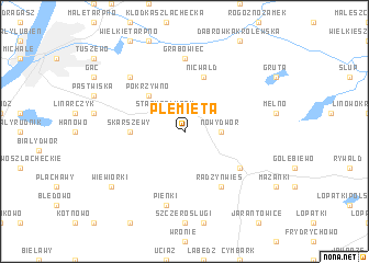 map of Plemięta