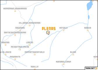 map of Plenas